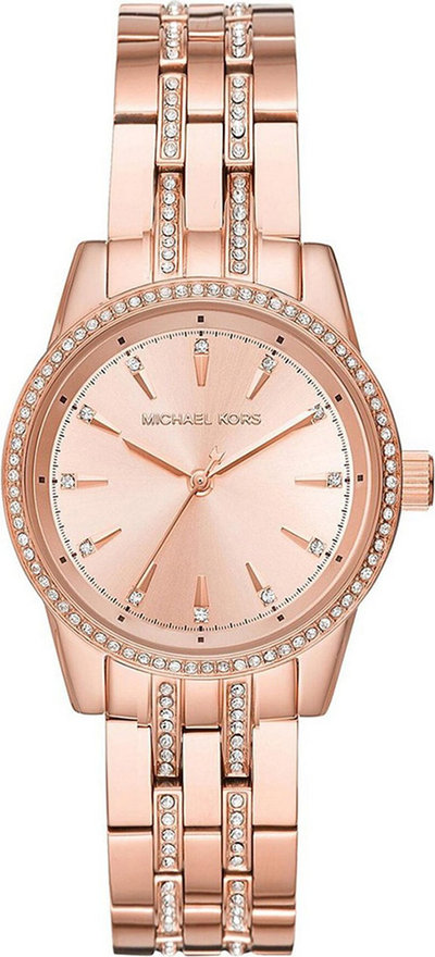 Orologi Michael Kors Orologio da Polso Micheal Kors con cinturino in acciaio, movimento al Quarzo Oro rosa