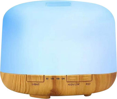 Diffusore di aromi con base in venature del legno - USB