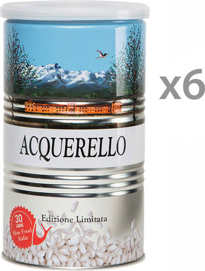 Riso 6 lattine di riso Carnaroli da 1 kg