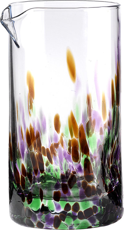 Bicchieri Banderoles caraffina h.15 cm 0.5 lt multicolori