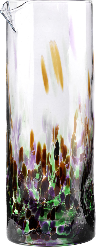Bicchieri Banderoles caraffina h.21 cm 0.9 lt multicolori