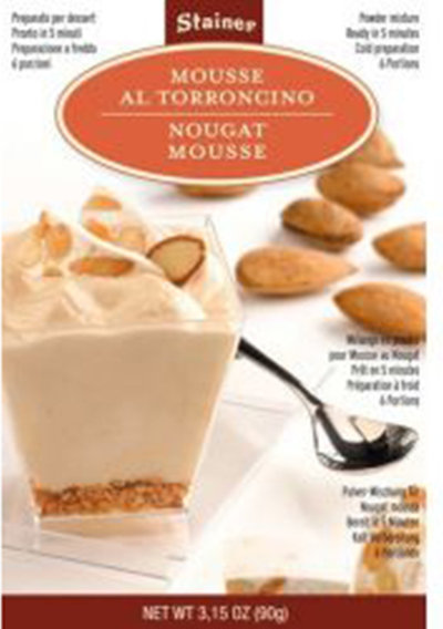 Preparati per dolci 10 Confezioni Preparato Mousse al torroncino