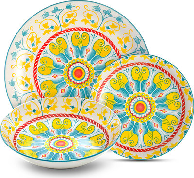 Servizi Tavola Linea KALEIDOS - set 18 pz. Montezuma