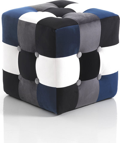 Pouf e Panche Pouf Kaleidos Blue