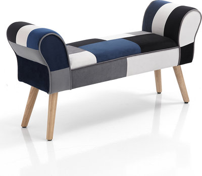 Pouf e Panche Panca Kaleidos Blue