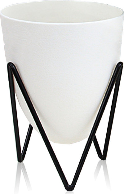 Giardinaggio Vaso autoinnaffiante per esterno / interno Poppy Small, bianco