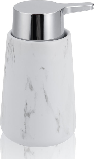 Accessori Dispenser portasapone Marble-B, bianco