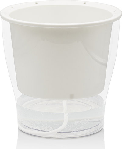 Giardinaggio Vaso autoinnaffiante per esterno/internoRaffy Medium, bianco