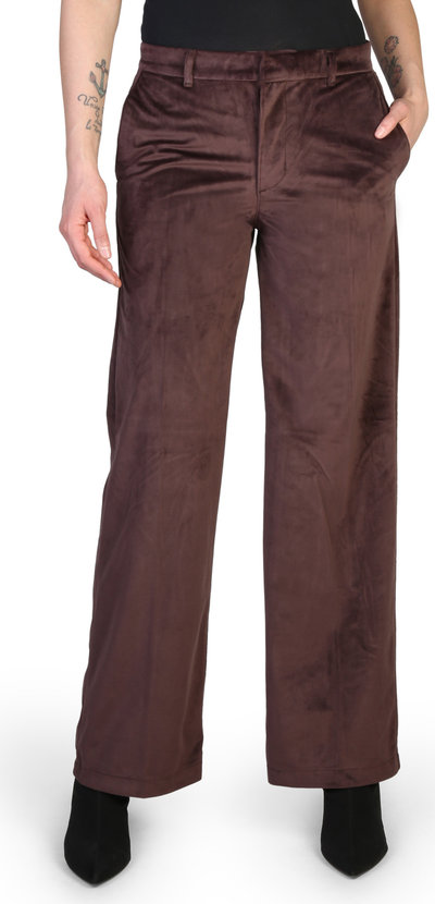 Casual Pantalone Marrone Donna
