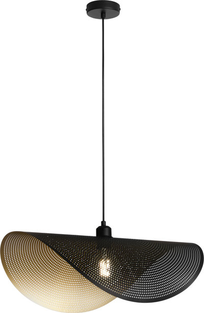 Lampade a sospensione Sospensione Rhei-dot in Etallo Nero 1xe27 150x60x33