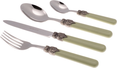 Set 24 pezzi tavola linea CLASSIC, salvia