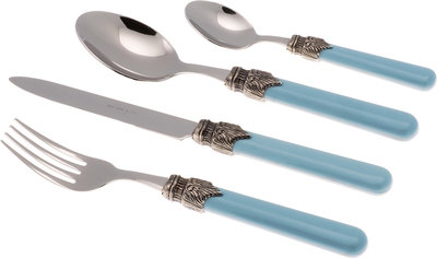 Set 24 pezzi tavola linea CLASSIC, azzurro