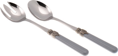Set 2 pezzi insalata linea CLASSIC, grigio