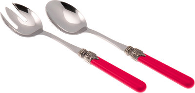 Set 2 pezzi insalata linea CLASSIC, corallo