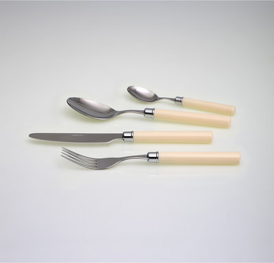 Set 24 pezzi tavola linea SIMPLE, avorio