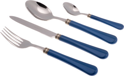 Set 24 pezzi tavola linea GIULIETTA, blu