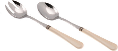 Set 2 pezzi insalata linea GIULIETTA, avorio