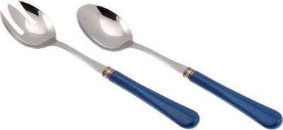 Set 2 pezzi insalata linea GIULIETTA, blu