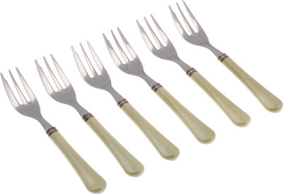 Set 6 pezzi forchettine dolce linea GIULIETTA, verde