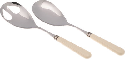 Set 2 pezzi insalata linea MISTRAL, avorio