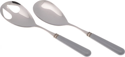Set 2 pezzi insalata linea MISTRAL, grigio