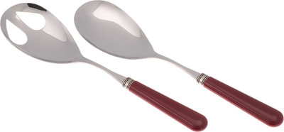 Set 2 pezzi insalata linea MISTRAL, bordeaux