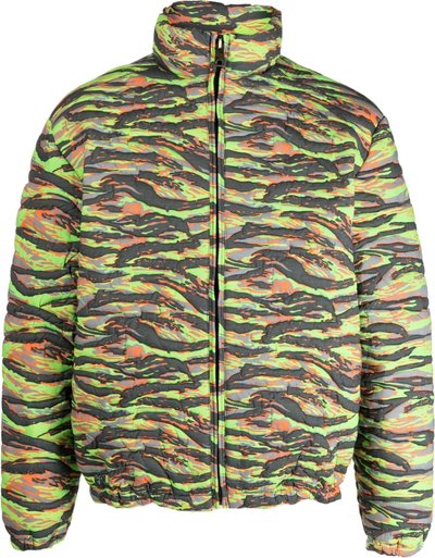 Cappotti Piumino trapuntato stampato unisex in tessuto