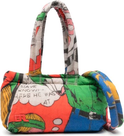 Borse a mano Mini borsa imbottita Comic unisex intrecciata