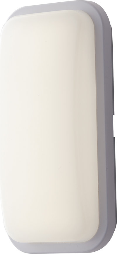 Outdoor Plafoniera Led Per Esterno Shelly Rettangolare Bianca 15w 4000k e Naturale) Ip65
