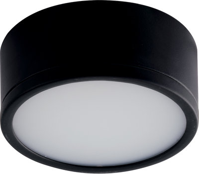 Lampade da soffitto Plafoniera Led Klio Rotonda in Alluminio Nero 22 w 2000 Lumen 4000k e Naturale)
