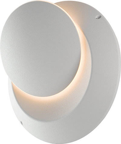Lampade da parete Applique Led Twilight Bianco in Alluminio 4w 288lm 3000k(luce Calda) .