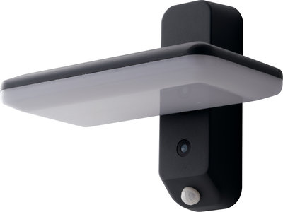 Lampade da parete Applique Led Solare Argo Antracite Con Diffusore Orientabile e Sensore Crepuscolare e di Ento