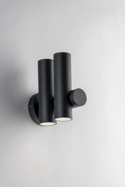 Lampade da parete Applique Led Reverse Antracite in Alluminio 7,5w 4000k(luce Naturale) Ip44 .
