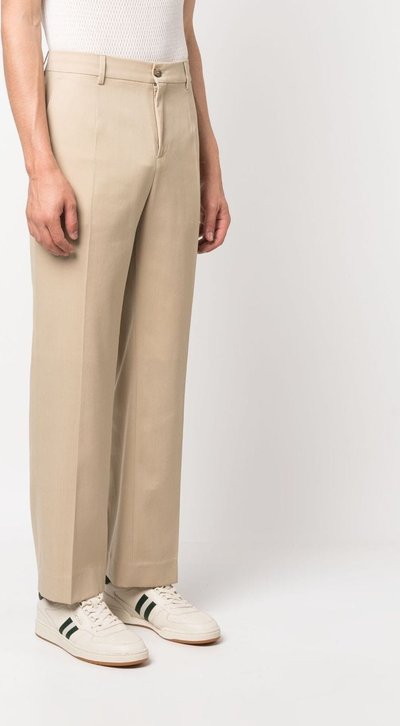 Casual Pantalone Relax Dritto Light Dry Lana Gabardine
