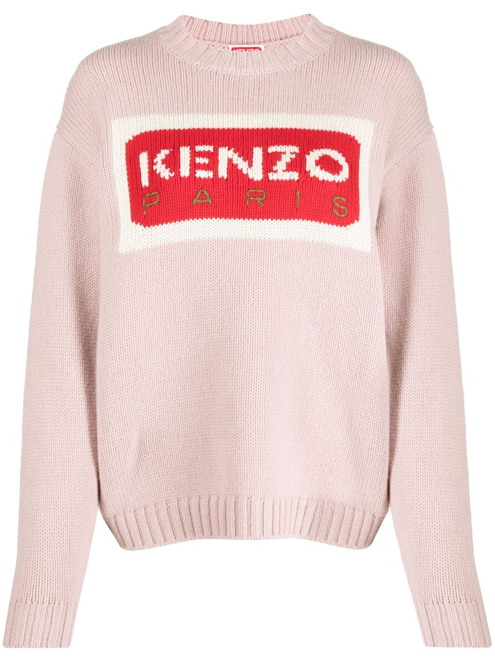 Image of Maglione con logo Kenzo Paris