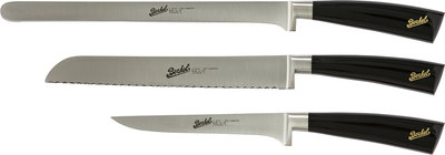 Coltelli e Taglieri Elegance set 3 coltelli da prosciutto, nero