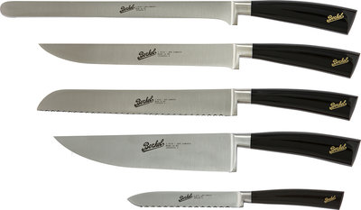 Coltelli e Taglieri Elegance set 5 coltelli Chef, nero
