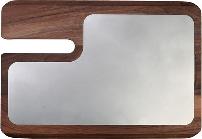 Tagliere con piastra Inox Red Line 220-250