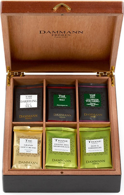 Tè Bienvenue confezioni regalo in legno (42 sachet Cristal)