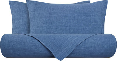 Biancheria Letto Parure Letto Puro Lino Stonewash Polonia