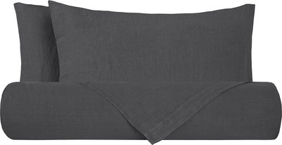Biancheria Letto Parure Letto Puro Lino Stonewash Tifone