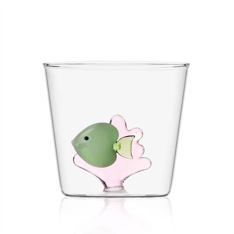 Marine Garden Tumbler Green Fish Pink Seaweed 09352059