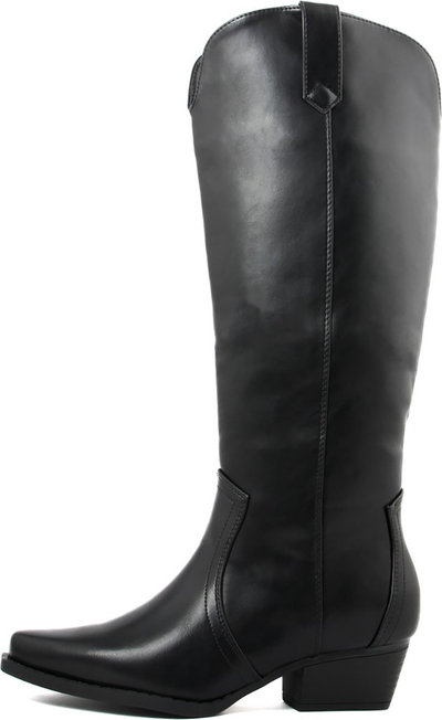 Stivali Stivali Donna colore Nero-Altezza tacco:4cm