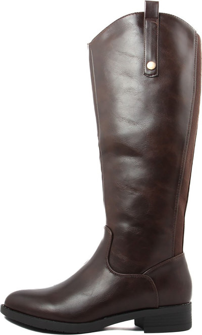 Stivali Stivali Donna colore Marrone-Altezza tacco:3cm