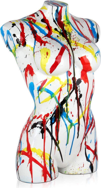 Oggetti decorativi Adm - Scultura in Resina 'torso di Donna Pop Art'