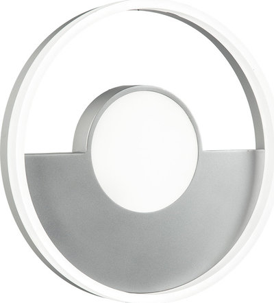 Lampade da soffitto Plafoniera ELISA a LED in metallo silver - media