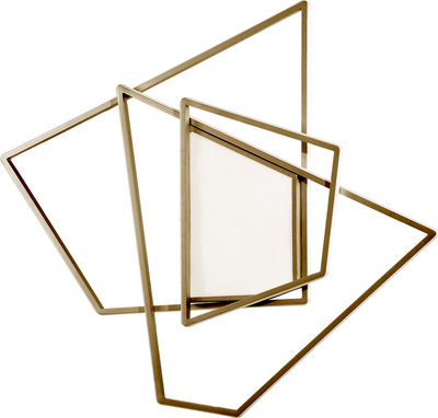 Lampade da soffitto Plafoniera a LED GALAXI in metallo e diffusore in acrilico e silicone, oro - media