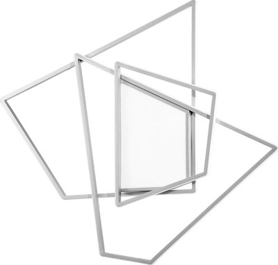 Lampade da soffitto Plafoniera a LED GALAXI in metallo e diffusore in acrilico e silicone, silver - media
