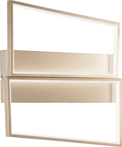 Lampade da soffitto Plafoniera LED SQUARE, oro - piccola