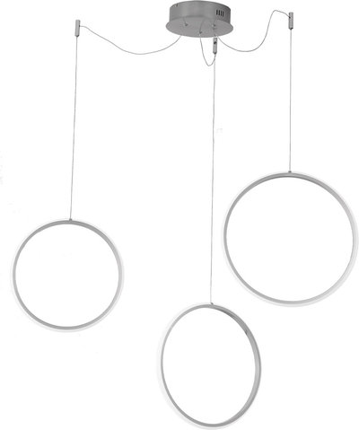 Lampade a sospensione Sospensione CIRCUS LED dimmerabile, silver